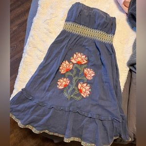 Flying Tomato Strapless Dress